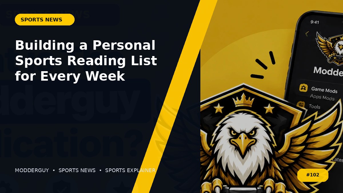 Building a Personal Sports Reading List for Every Week