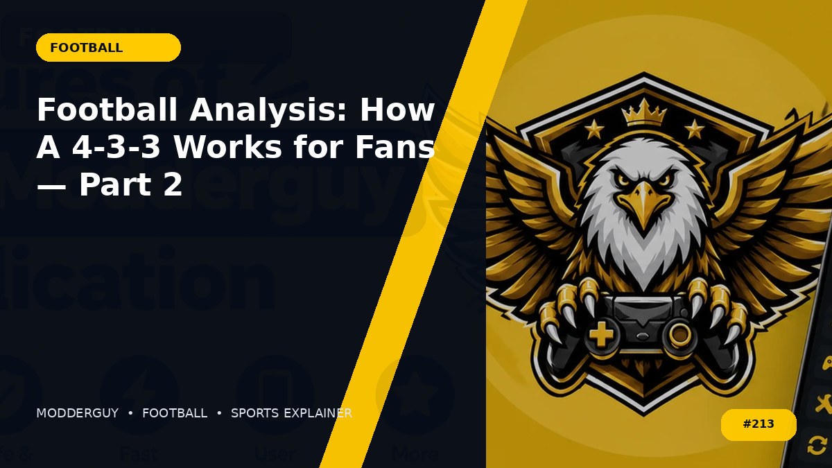 Football Analysis: How A 4-3-3 Works for Fans — Part 2