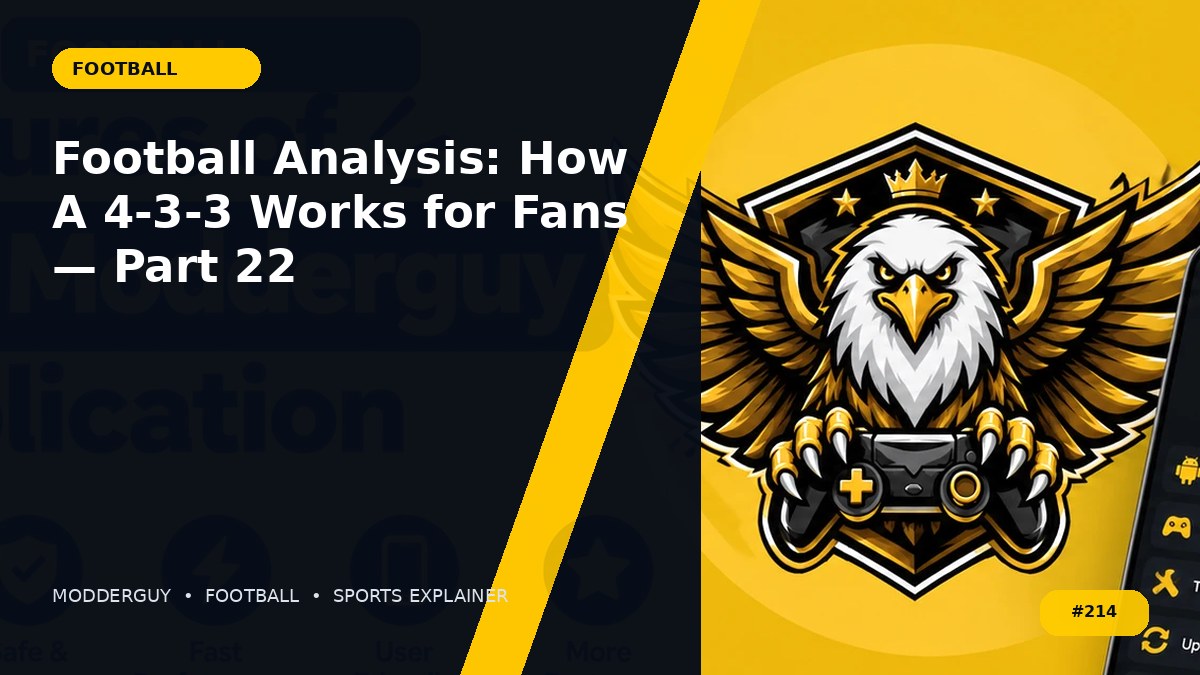 Football Analysis: How A 4-3-3 Works for Fans — Part 22
