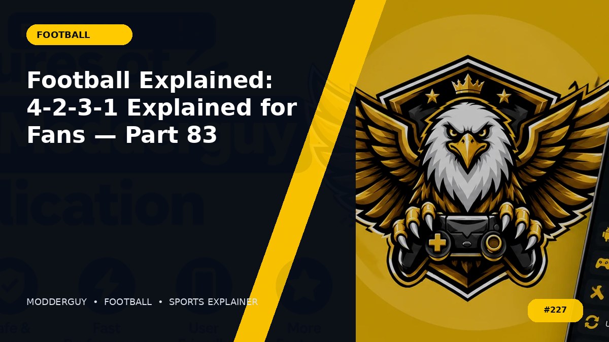 Football Explained: 4-2-3-1 Explained for Fans — Part 83