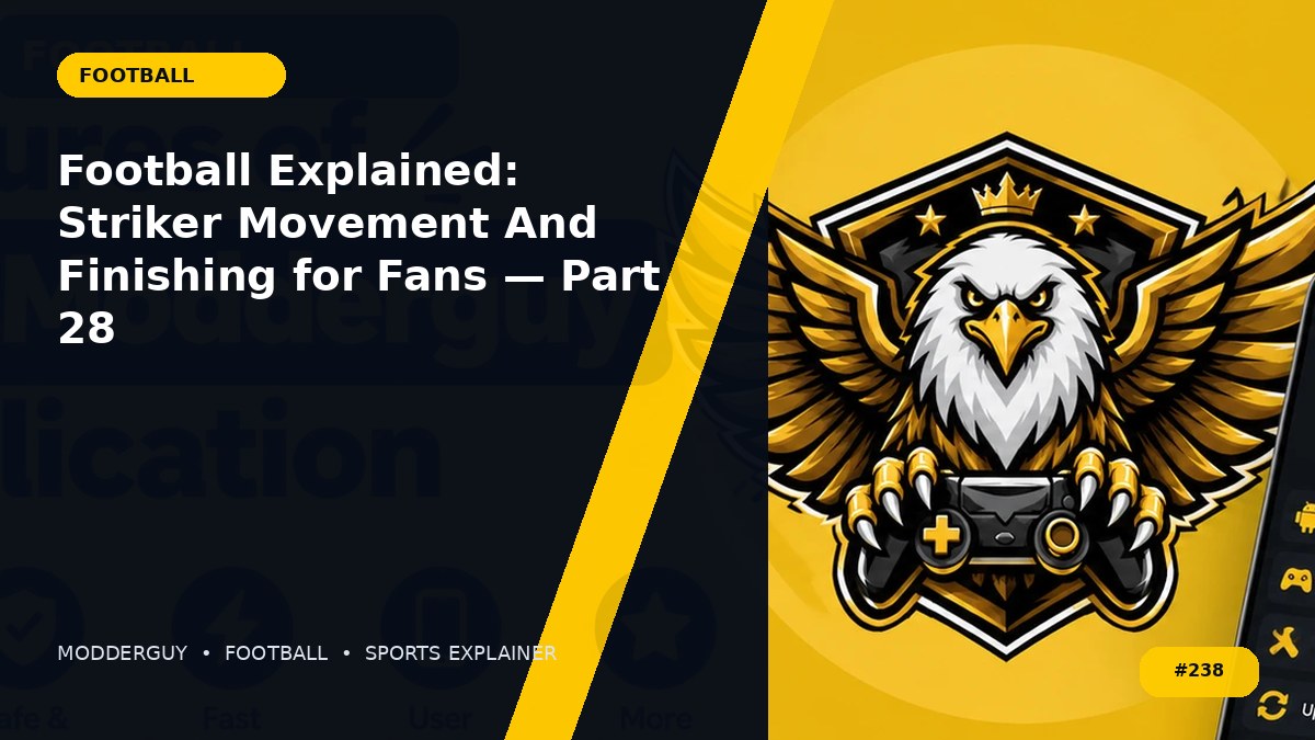 Football Explained: Striker Movement And Finishing for Fans — Part 28