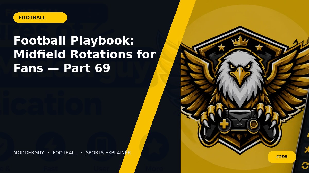 Football Playbook: Midfield Rotations for Fans — Part 69