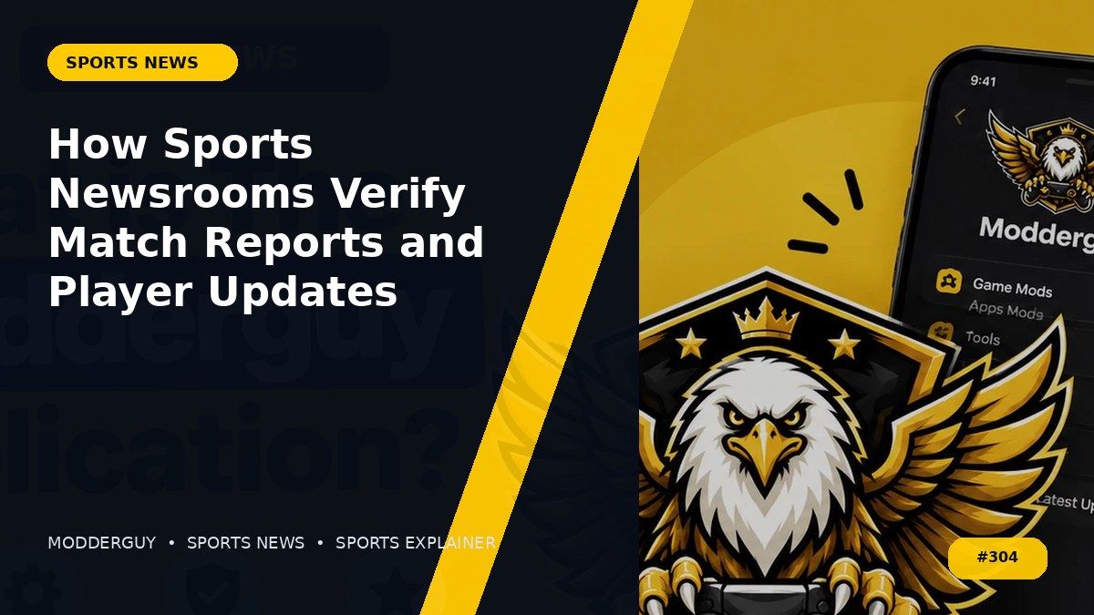 How Sports Newsrooms Verify Match Reports and Player Updates