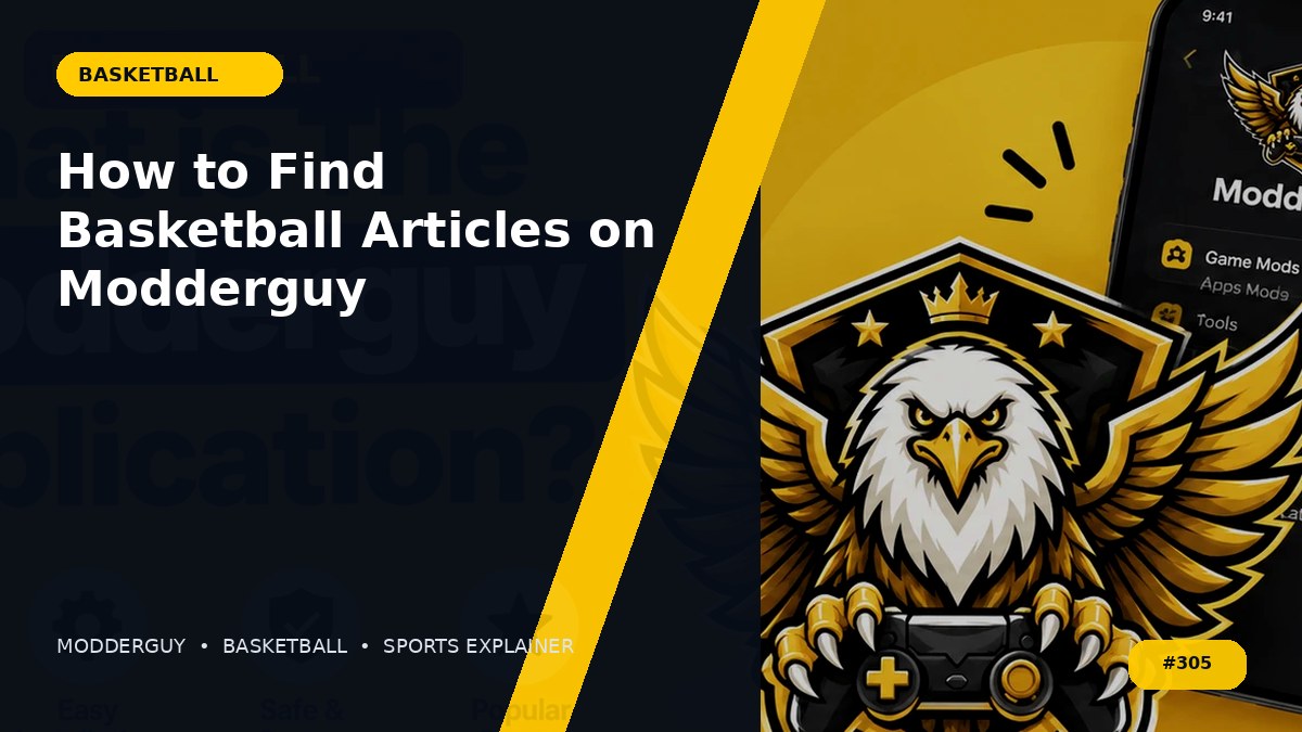 How to Find Basketball Articles on Modderguy