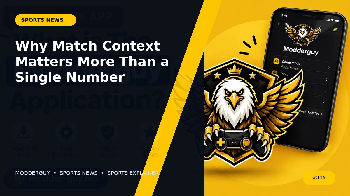 Why Match Context Matters More Than a Single Number